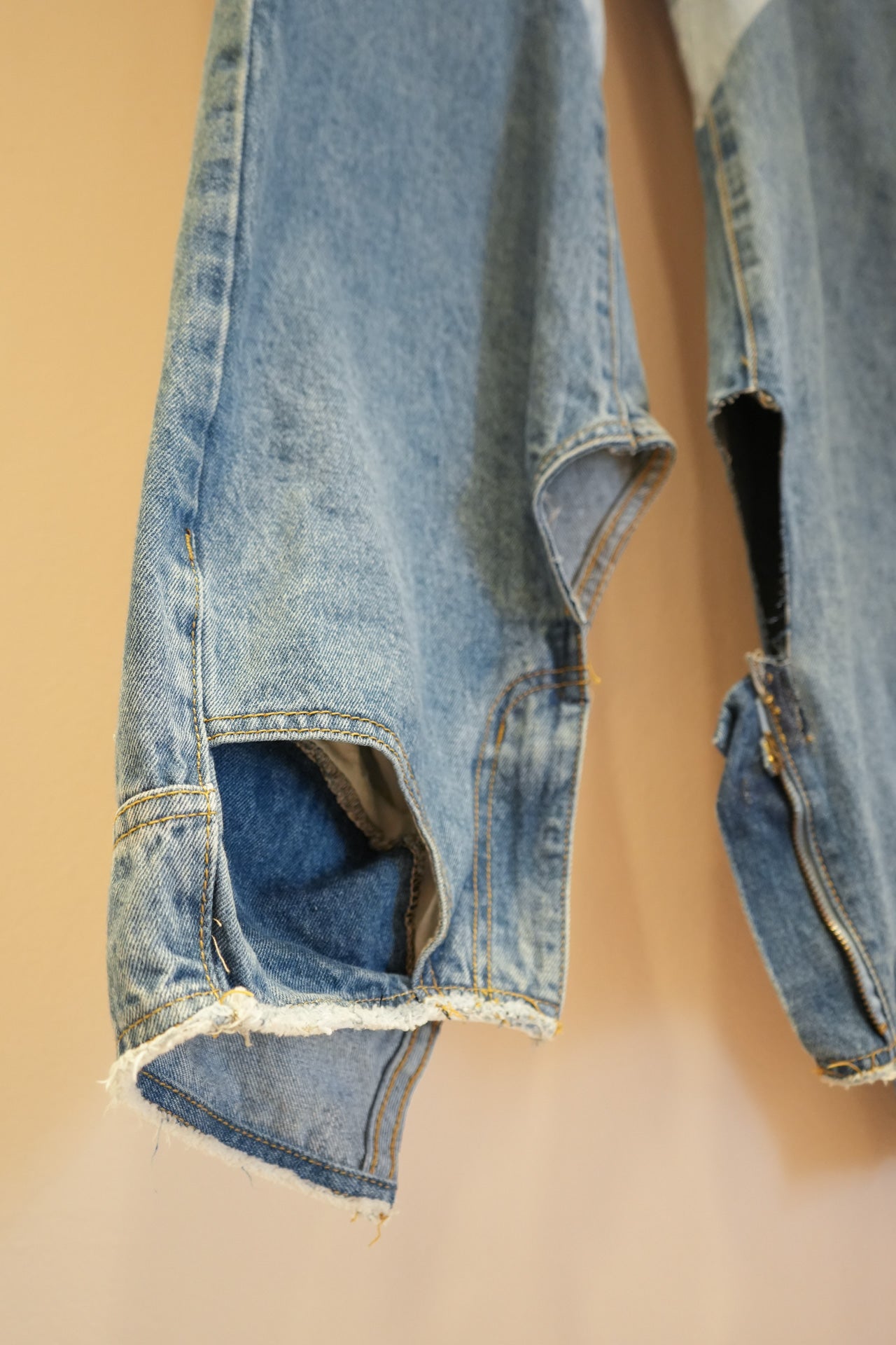 Upside Down Jean Light Wash