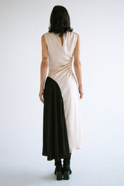 Waist Cut-Out Dress in Cream