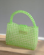 Beaded Buckle Bag in Green