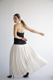 Halter Pleated Dress