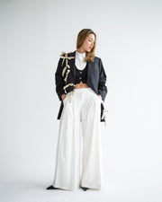 Diagonal Cut-Out Blazer