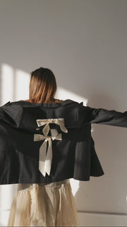 Bow Detail Blazer