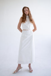 Pleated Sleeveless Top